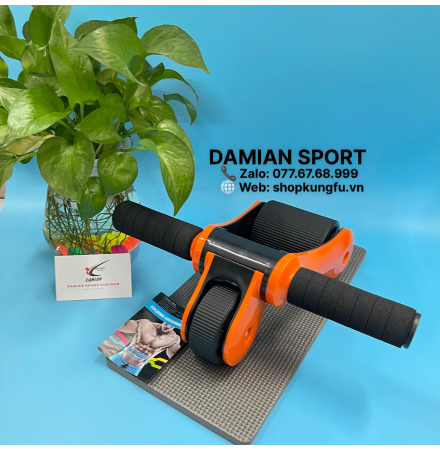 Con Lăn Bụng Cao Cấp, Gập Gọn - Màu Cam ( Cái )