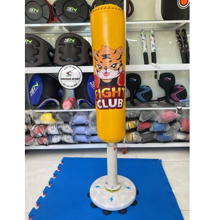 Bao Đấm Trụ Đứng Trẻ Em Hình Con Hổ Dễ Thương ABJ -  Màu Vàng - Cao 1m25 ( Cái )