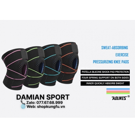 Băng Quấn Bảo Vệ Khớp Gối Thể Thao Aolikes A-7908 ( cái )