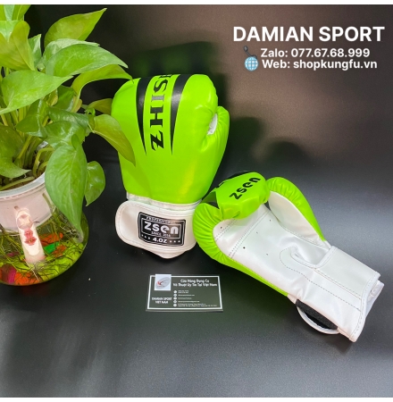 Găng Tay Boxing Trẻ Em Zsen - Xanh lá ( cặp )