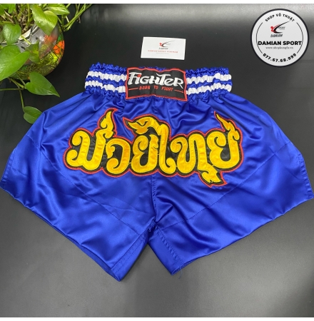 Quần Muay Thái Fighter Vietnam - Xanh dương ( cái )