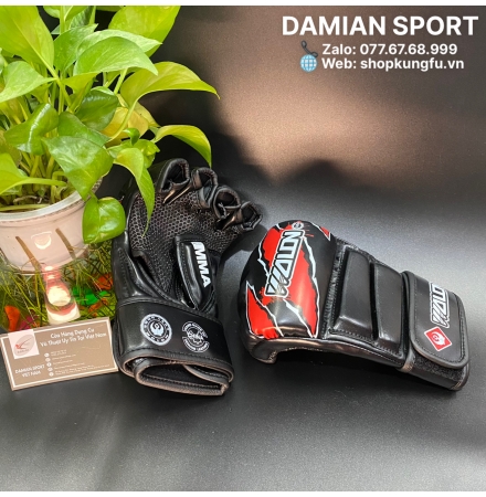 Găng tay MMA hở ngón Wolon Classic - Đen ( cặp )