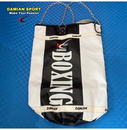 Vỏ Bao Cát Boxing Damian ( Trắng , Đen ) 1m x 50cm