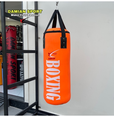 Bao Cát Dồn Sẵn Boxing Trẻ Em 80cm - Cam (Cái)