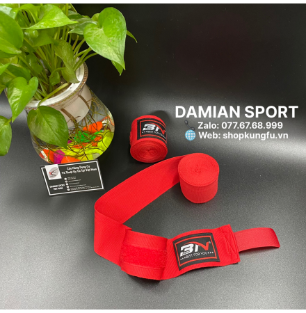 Băng Đa Quấn Tay Chính Hãng BN 5m - Đỏ ( cặp )