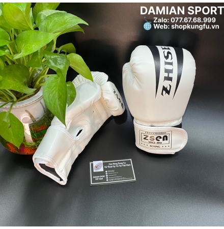 Găng Tay Boxing Trẻ Em Zsen - Trắng ( cặp )