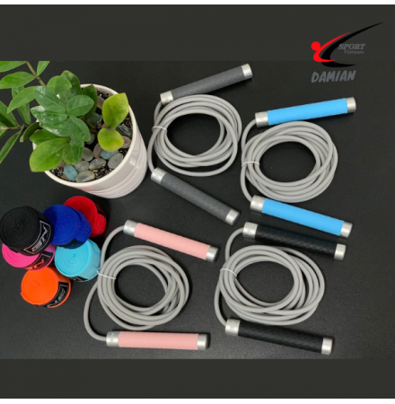 Dây Nhảy Thể Lực BN Cao Cấp Mới 2021 - Màu Đen ( Sợi )