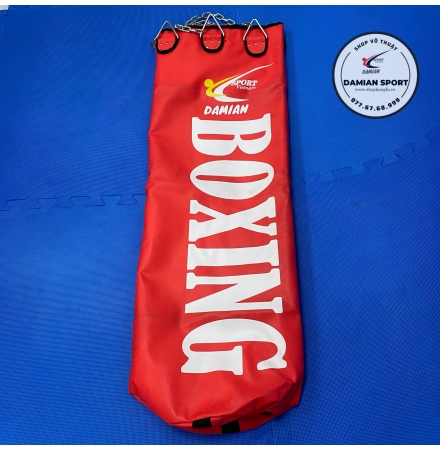 Vỏ Bao Cát Boxing ( Đỏ ) 1m5 x 40cm, 2 Lớp ( cái )