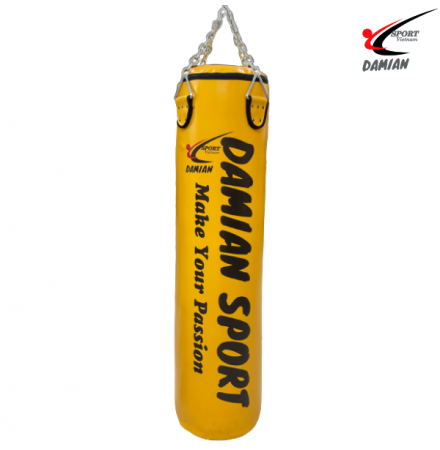 Bao Cát Cao Cấp Chính Hãng Damian Sport Vietnam 1m2 x 36cm, Nặng 30-35 kg, Màu Vàng( Cái )