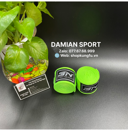 Băng Đa Quấn Tay Chính Hãng BN 3m - Xanh lá ( cặp )