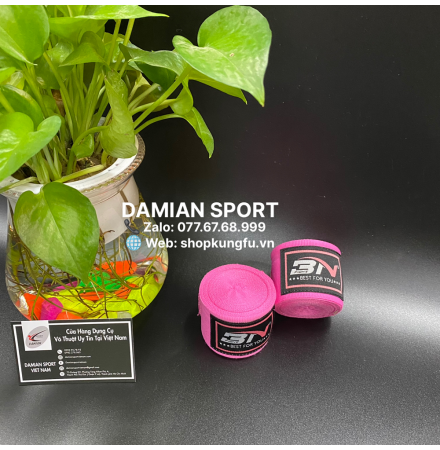 Băng Đa Quấn Tay Chính Hãng BN 3m - Hồng ( cặp )