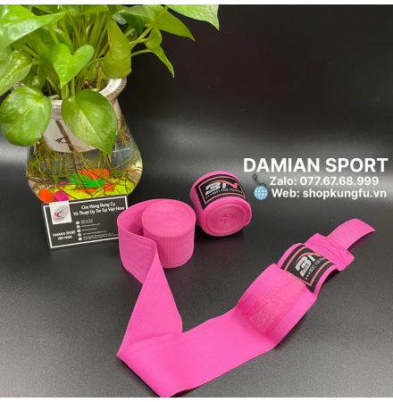 Băng Đa Quấn Tay Chính Hãng BN 5m - Hồng ( cặp )