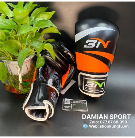 Găng tay Boxing BN Classic - Cam ( cặp )