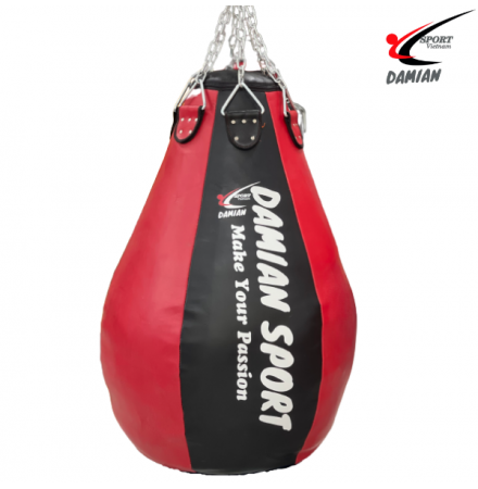 Bao cát dồn sẵn Trái Lê Damian Sport Vietnam 1m, Nặng 60 - 65 kg,  Đỏ (Cái)