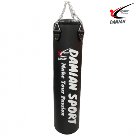 Bao Cát Cao Cấp Chính Hãng Damian Sport Vietnam 1m2 x 36cm, Nặng 30-35 kg, Màu Đen ( Cái )