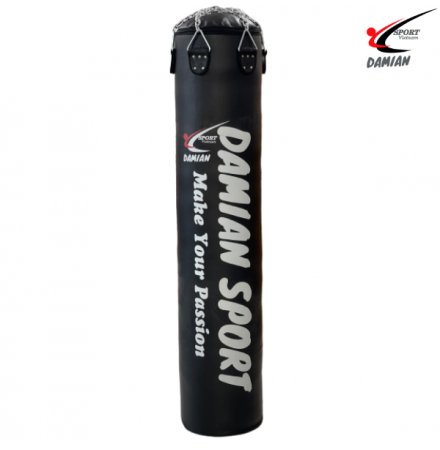 Bao cát dồn sẵn Damian Sport Vietnam 1m7 x 40cm , Nặng 55 - 60 kg, Đen (Cái)