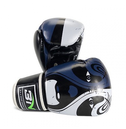 Găng tay Boxing BN Face Beijing Opera - Xanh dương ( cặp )
